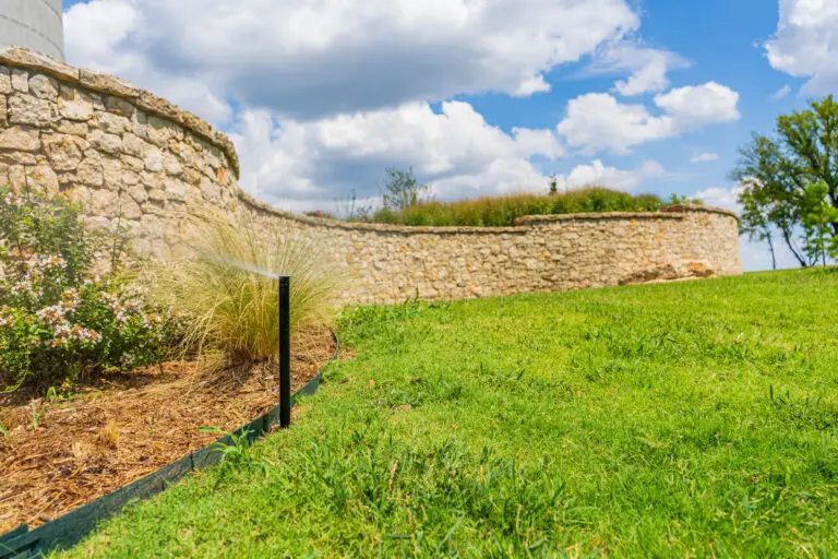 beautiful retaining wall
